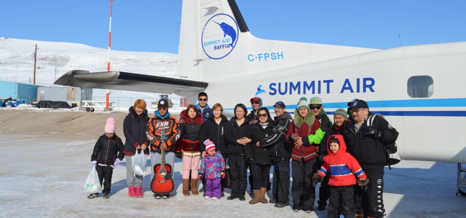 Nunavut dance team called the Pisitiit Dance Group from Pond Inlet | Summit Air